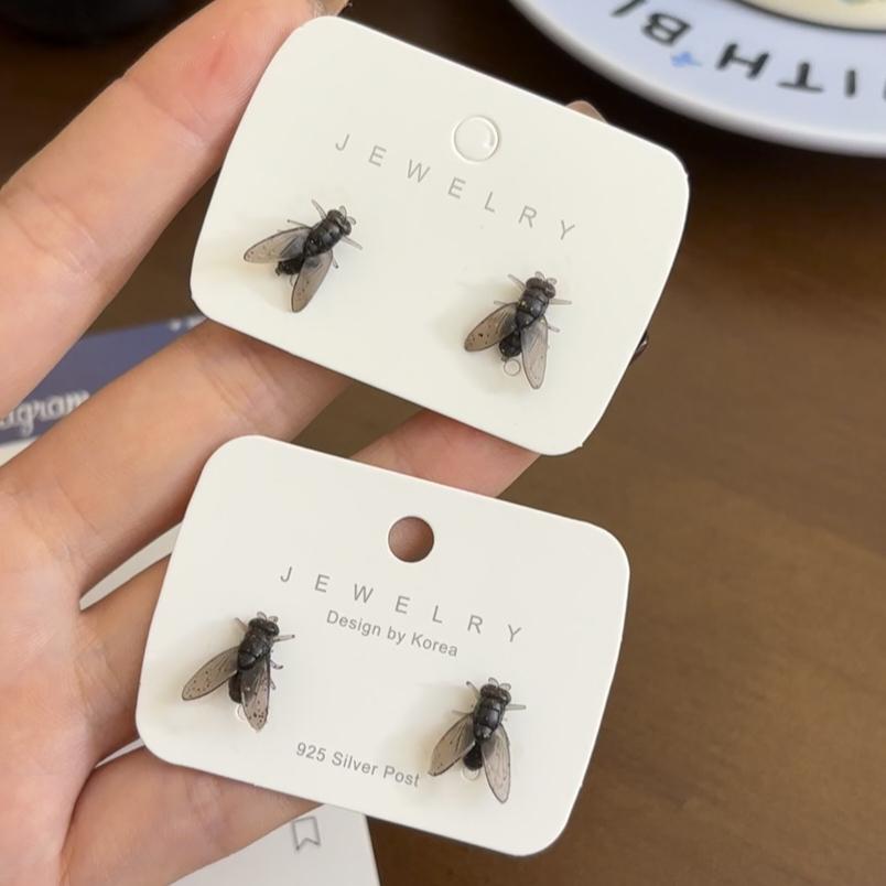 Realistic Fly Earrings