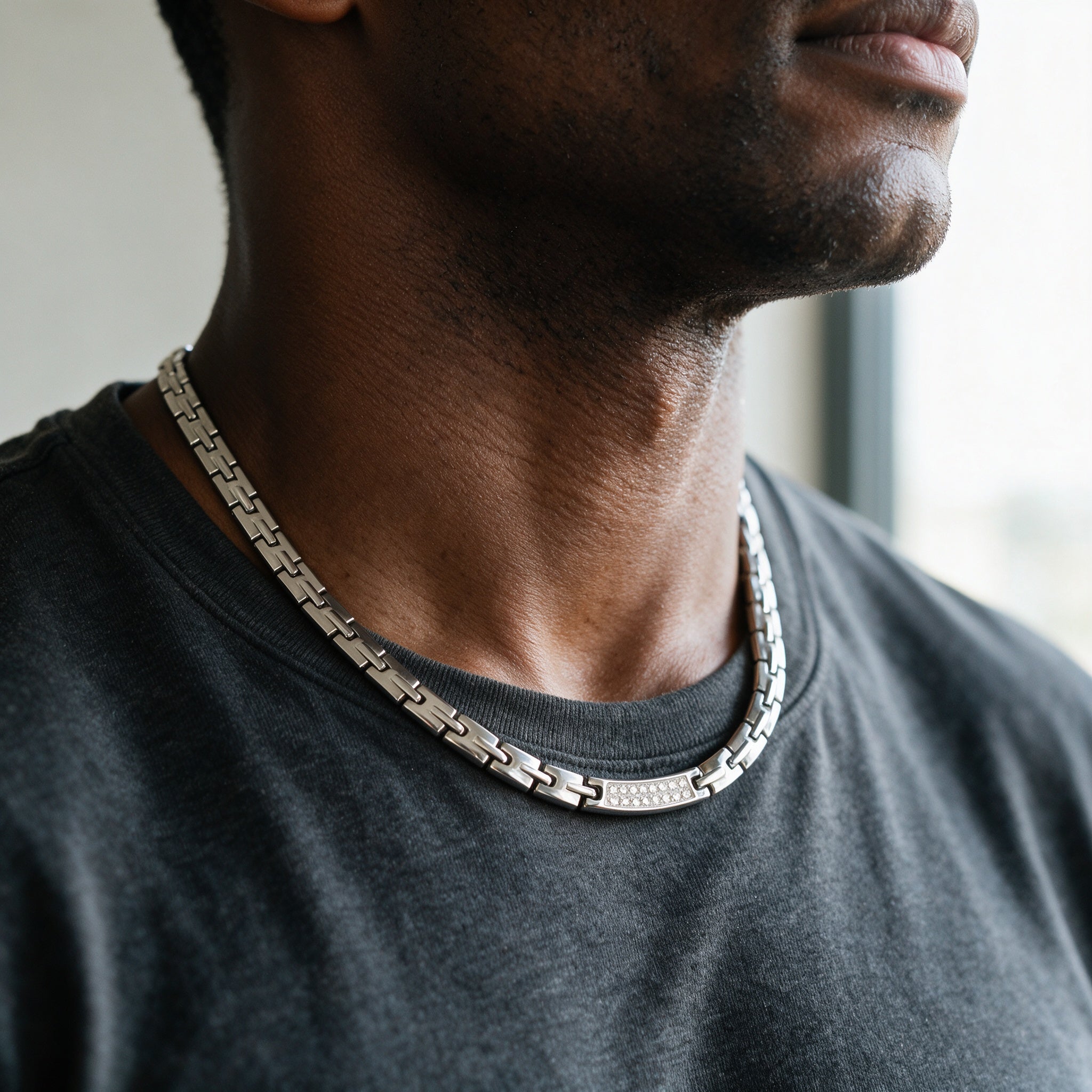 Magnetic Germanium Necklace