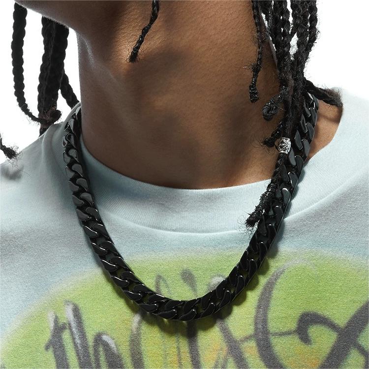 Chunky Ceramic Cuban Necklace