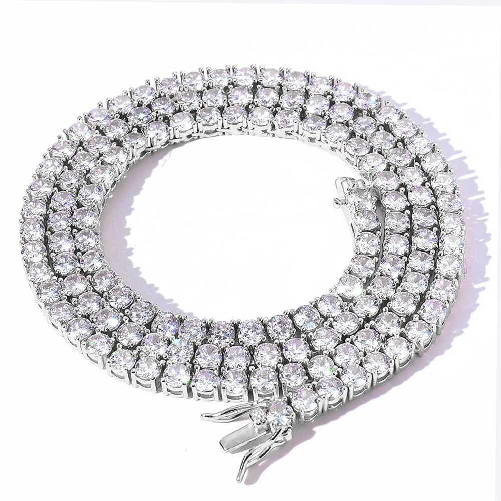 Micro Tennis Chain | Multiple Lengths | Gold & Silver