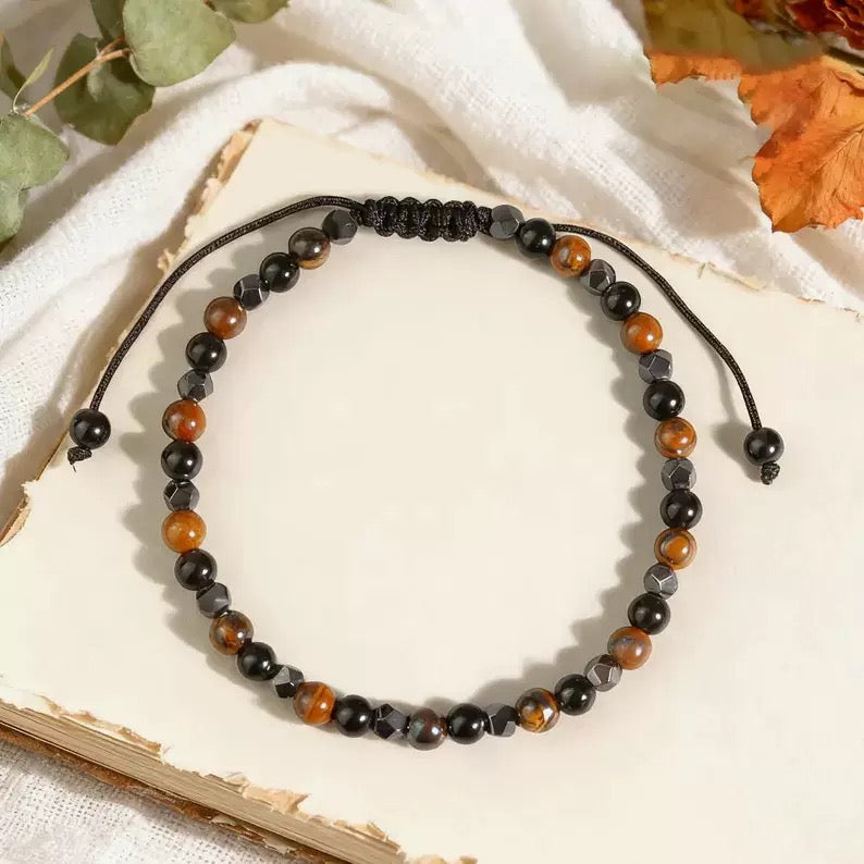 Natural Tiger Eye Stone Bracelet