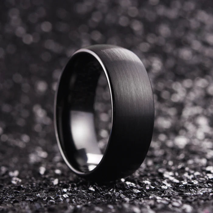 ANILLO DE TUNGSTENO ESTILO DOMINADO 4/6/8MM