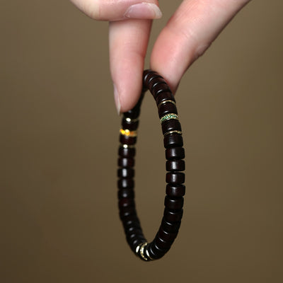 Rosewood Buddhist Protection Bracelet