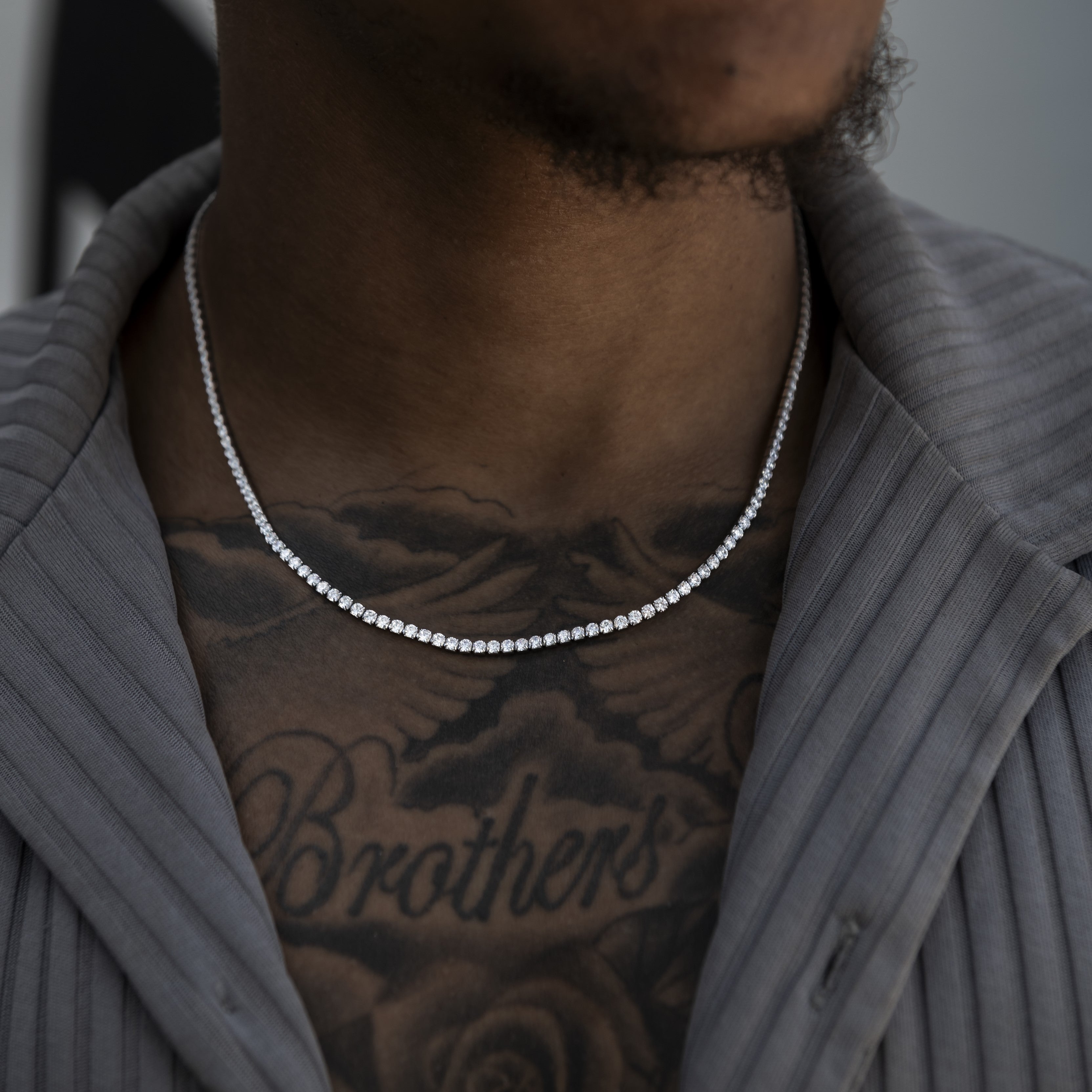 Micro Tennis Chain | Multiple Lengths | Gold & Silver