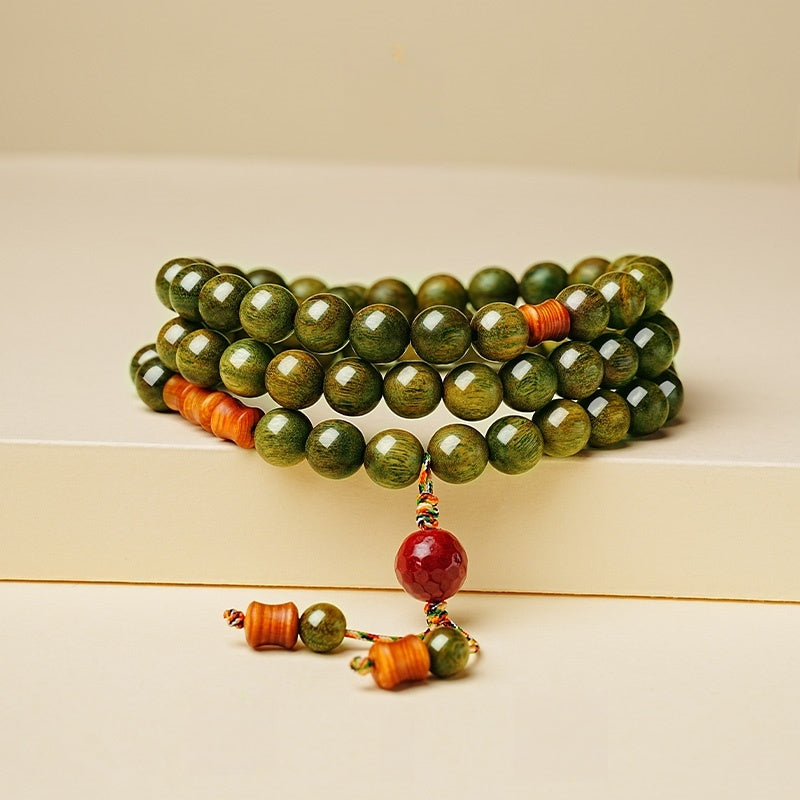 Green Sandalwood String Sandalwood Bracelet