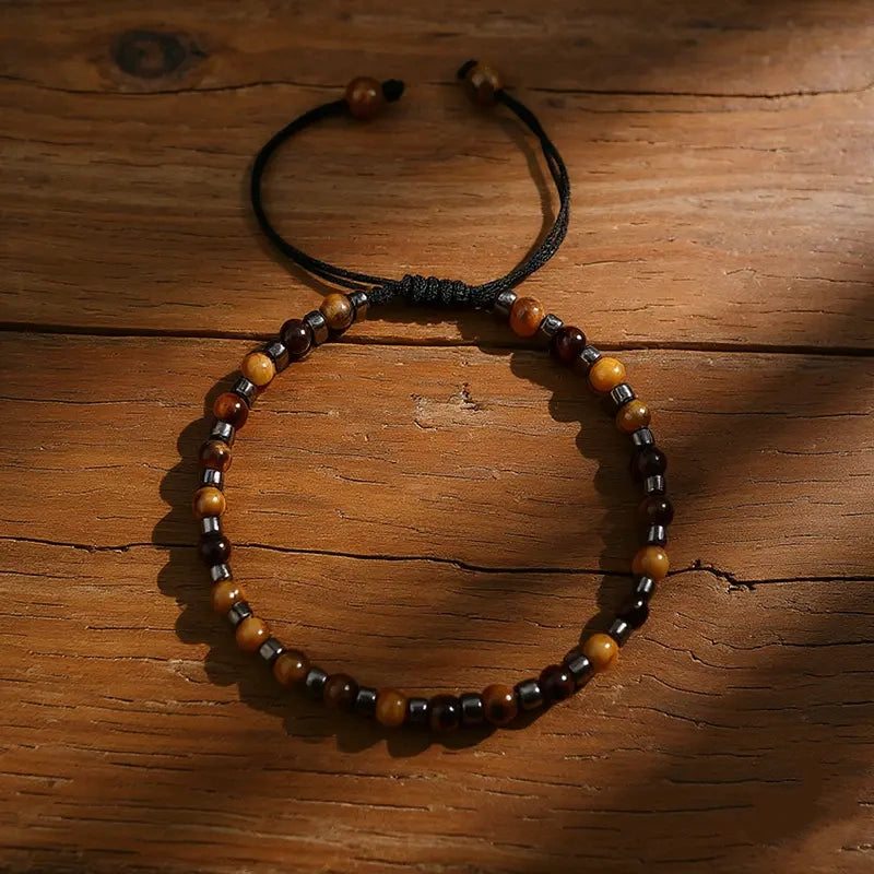 Natural Tiger's Eye Stone Bracelet
