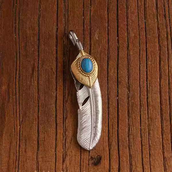 Retro Feather Necklace