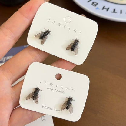 Realistic Fly Earrings