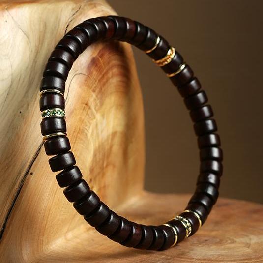 Rosewood Buddhist Protection Bracelet