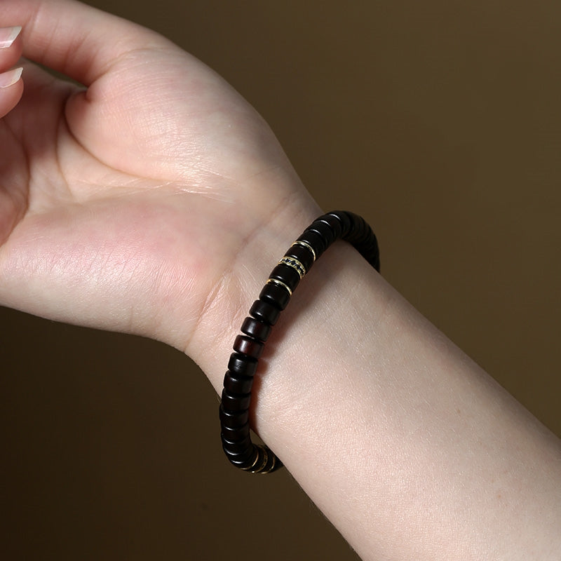 Rosewood Buddhist Protection Bracelet