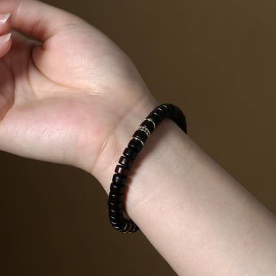 Rosewood Buddhist Protection Bracelet