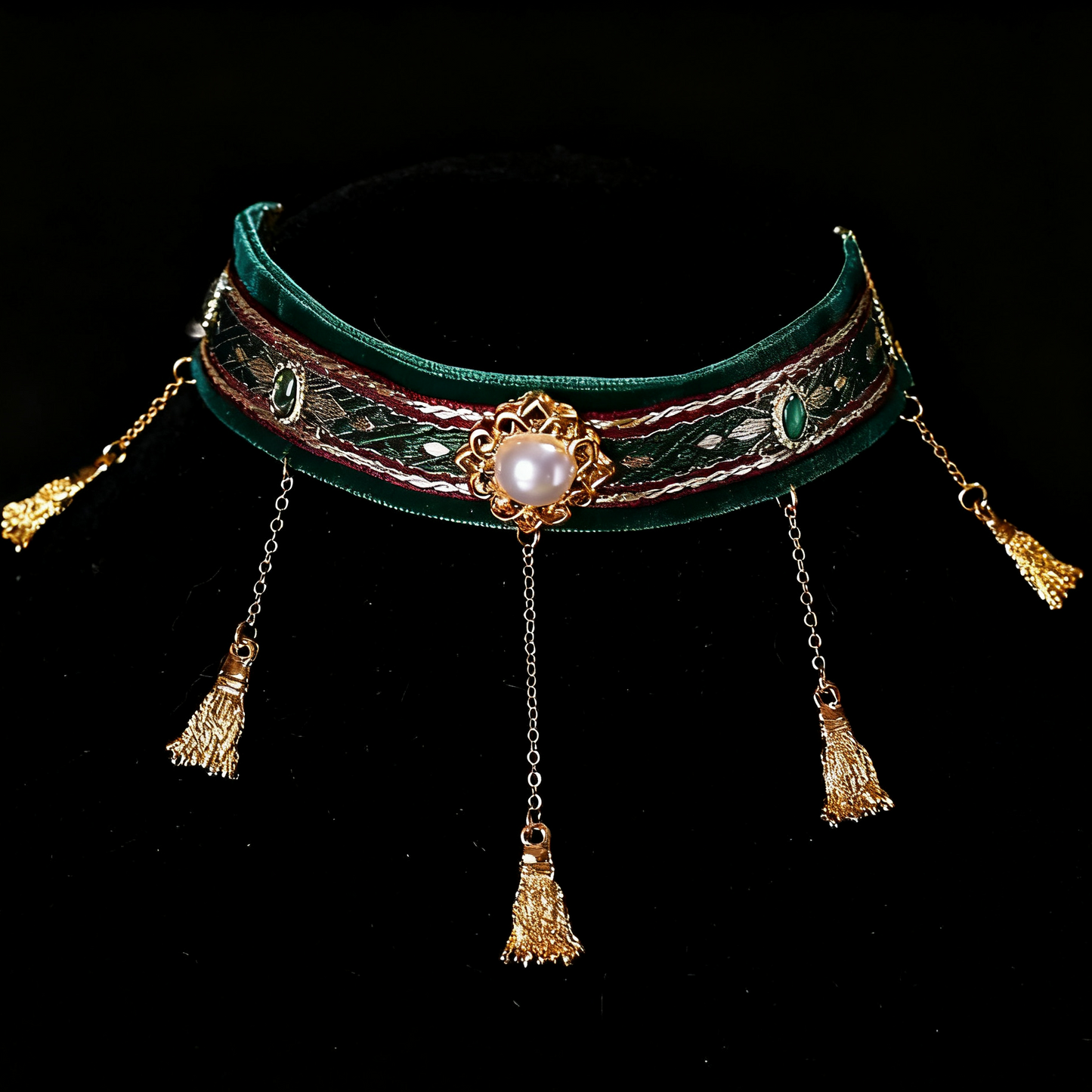 Unique Luxury Cat Collar With Tassel Collar