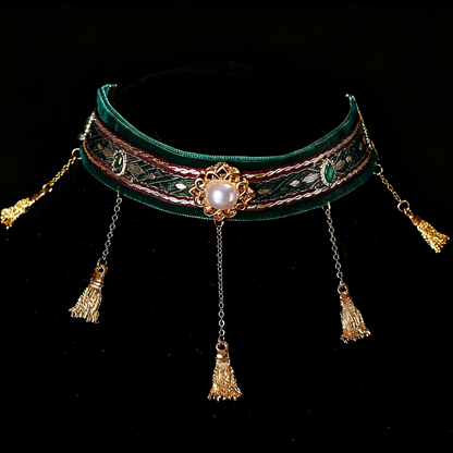 Unique Luxury Cat Collar With Tassel Collar
