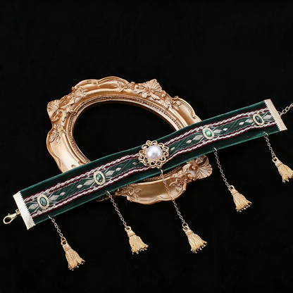 Unique Luxury Cat Collar With Tassel Collar