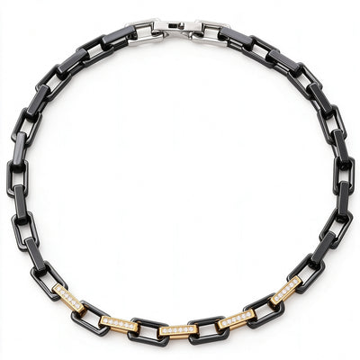 Zircon Square Ceramic Necklace