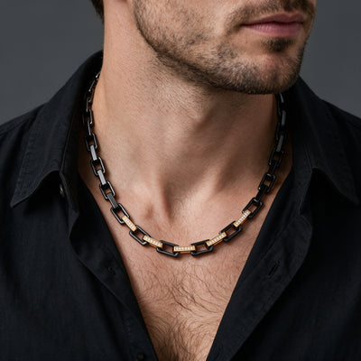 Zircon Square Ceramic Necklace