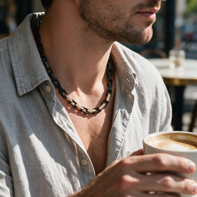 Zircon Square Ceramic Necklace
