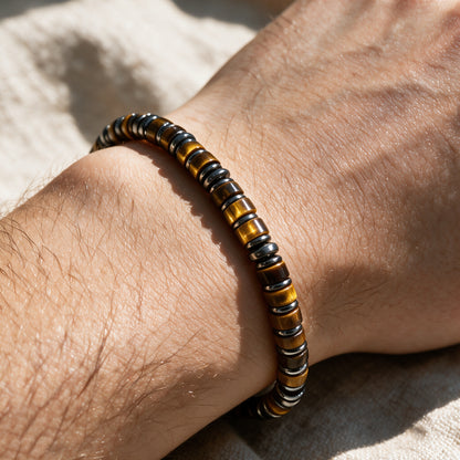 Natural Tiger's Eye Stone Bracelet