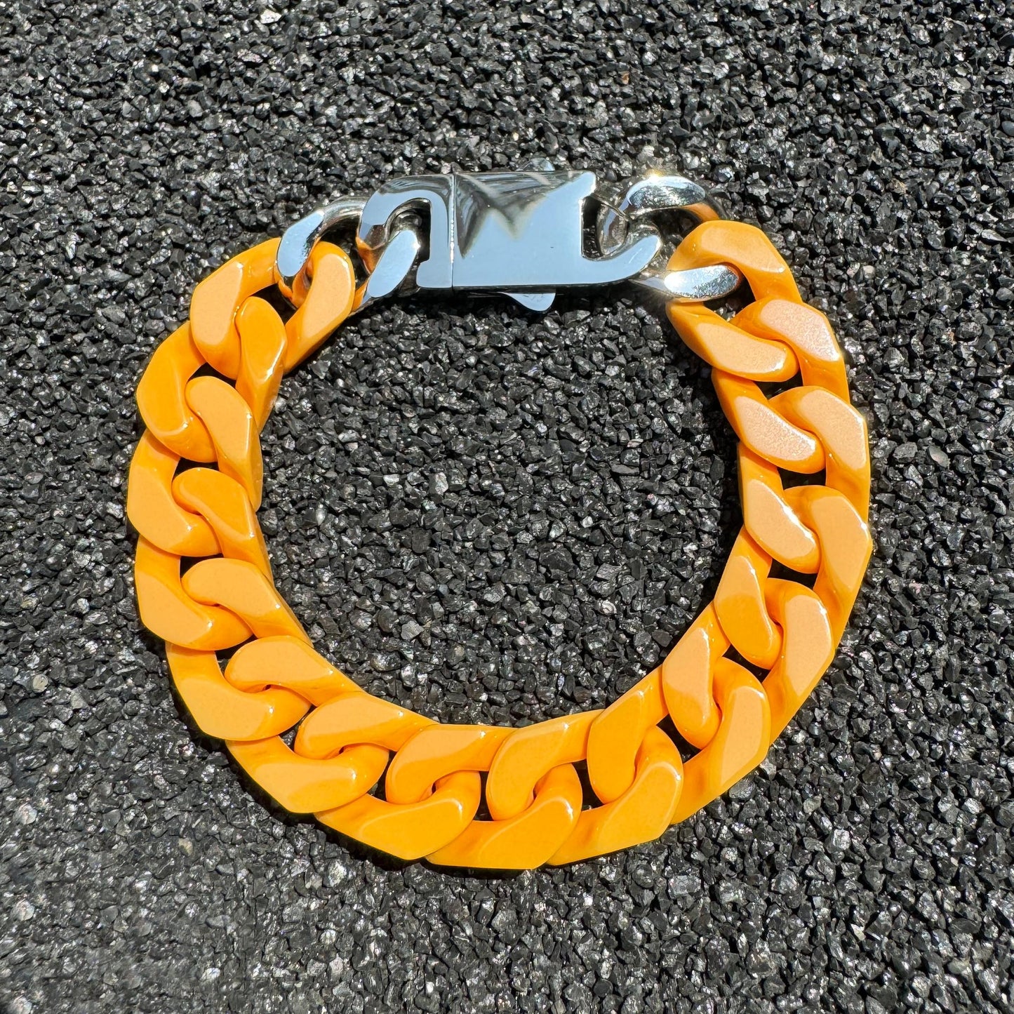Chunky Cuban Ceramic Bracelet