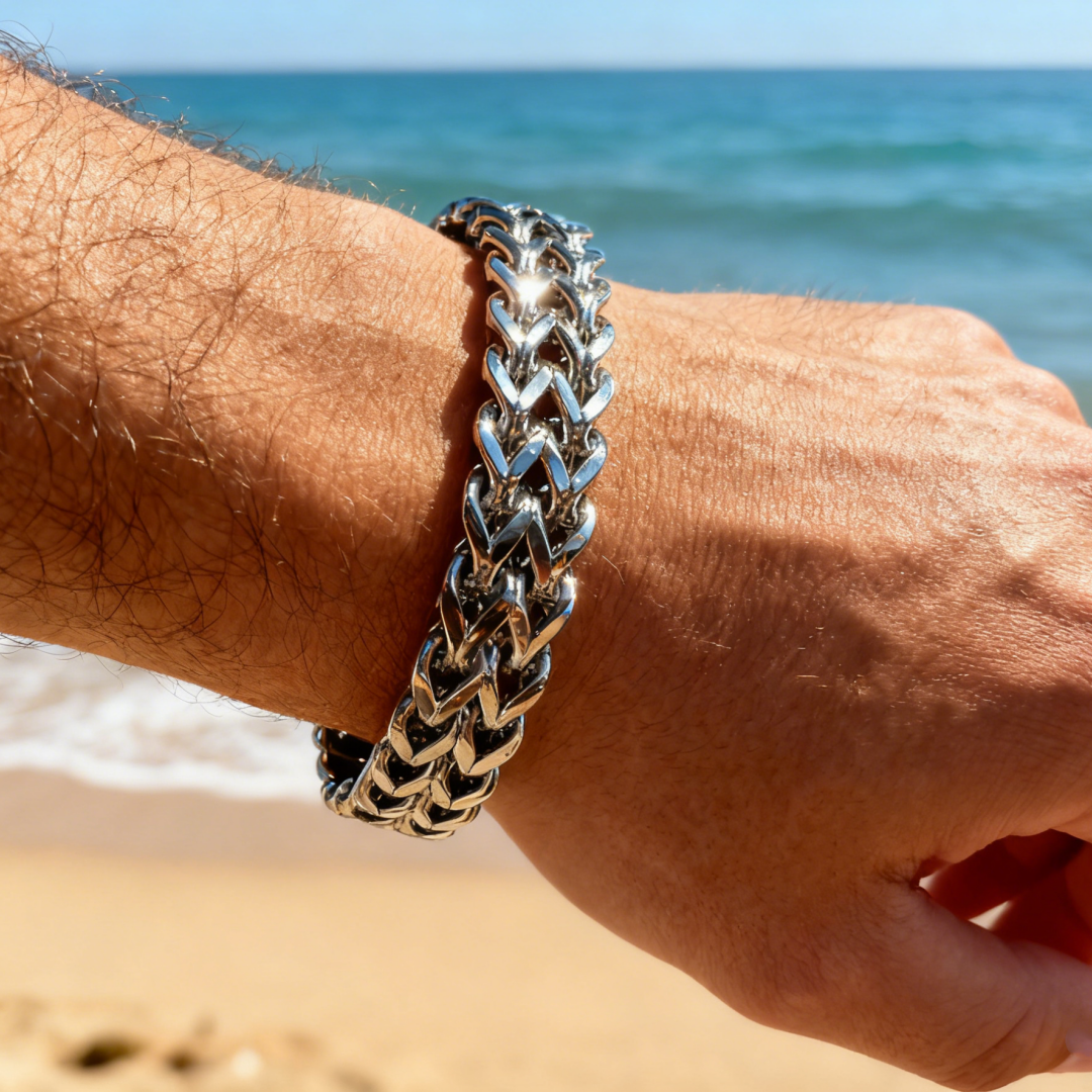 Double Row Foxtail Wheat Chain Bracelet