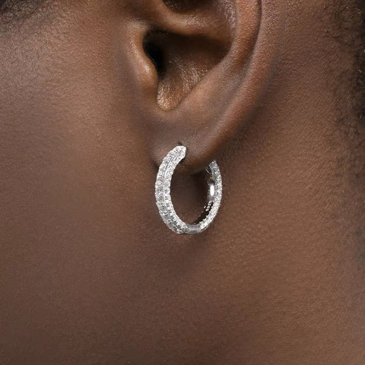 BOUCLE D'OREILLE ZIRCON S925