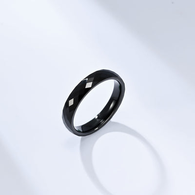 ANILLOS DE TUNGSTENO EN FORMA DE DIAMANTE DE 4MM