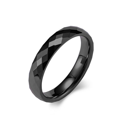 ANILLOS DE TUNGSTENO EN FORMA DE DIAMANTE DE 4MM