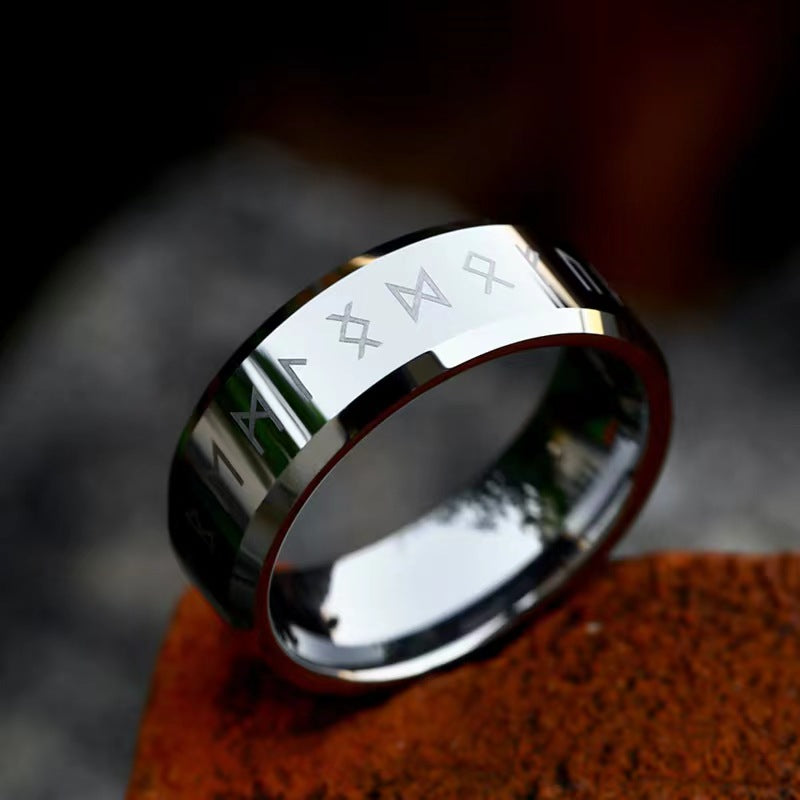 ANILLO VIKINGO DE TUNGSTENO 8MM