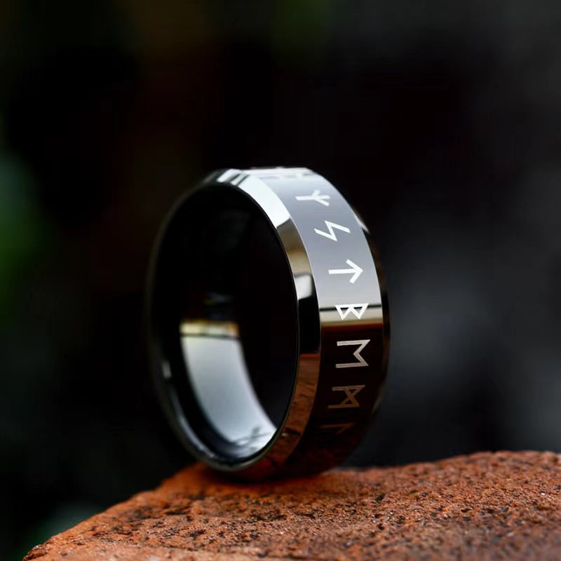 ANILLO VIKINGO DE TUNGSTENO 8MM
