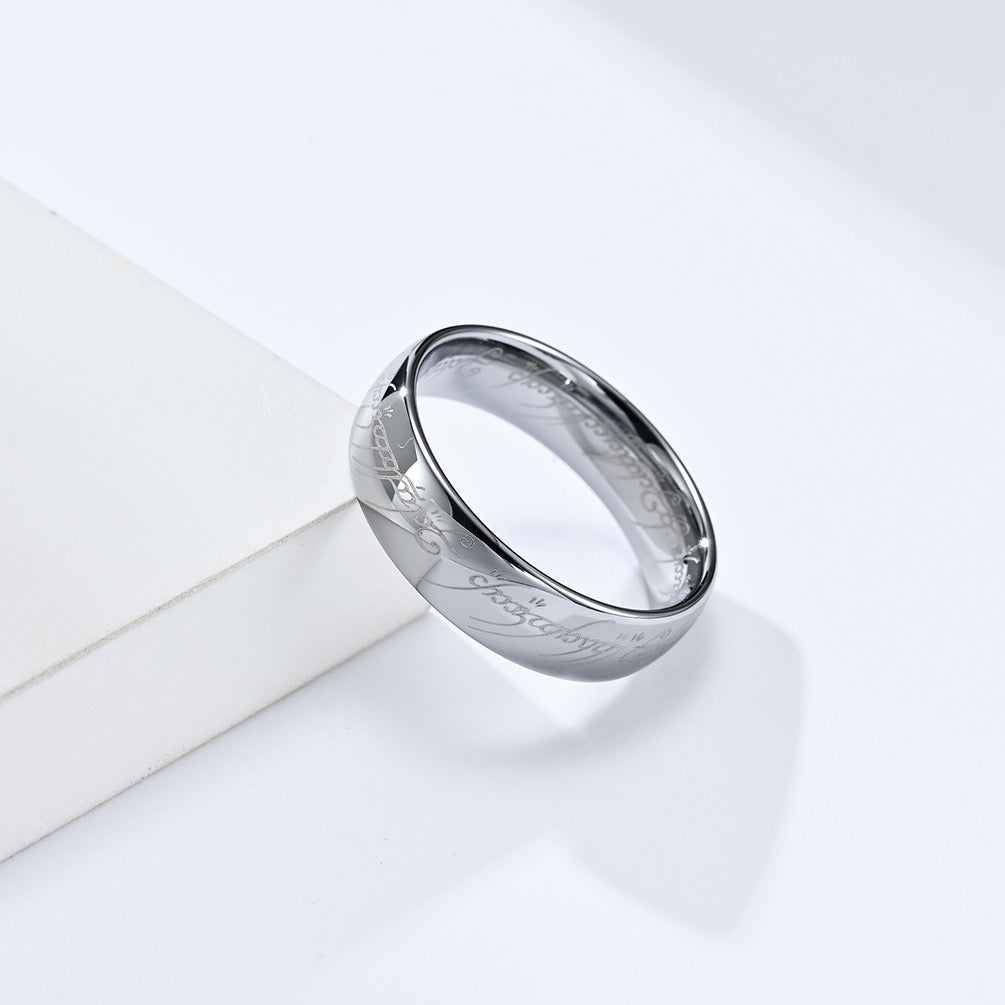 ANILLO DE TUNGSTENO 6MM