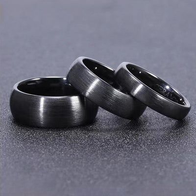 ANILLO DE TUNGSTENO ESTILO DOMINADO 4/6/8MM