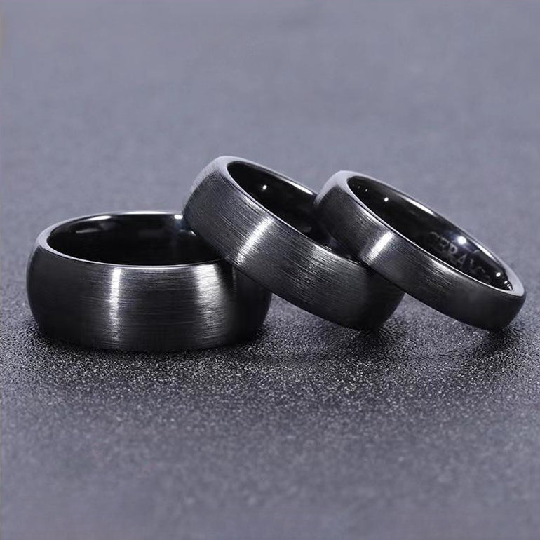 ANILLO DE TUNGSTENO ESTILO DOMINADO 4/6/8MM