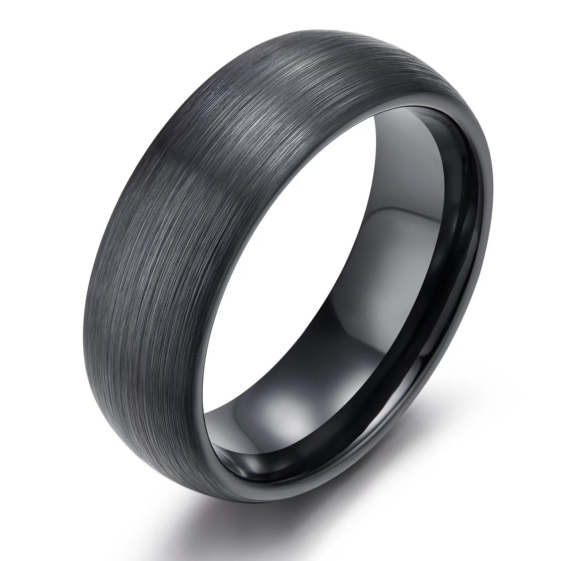 ANILLO DE TUNGSTENO ESTILO DOMINADO 4/6/8MM