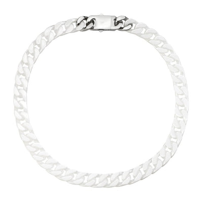 Chunky Cuban Ceramic Chain | White, Black, Yellow & Taupe