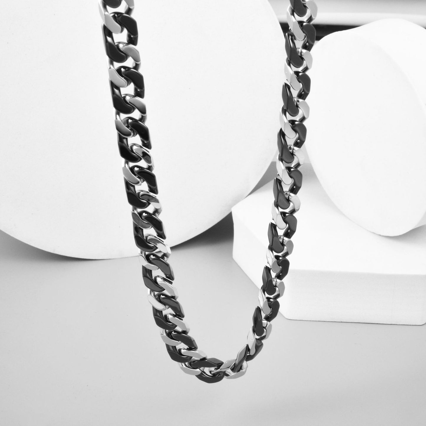 Ceramic Tungsten Spliced Bracelet / Necklace