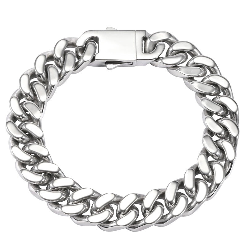 Chunky Cuban Chain Chain | Silver & Gold