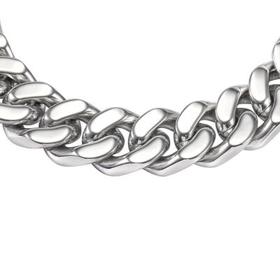 Chunky Cuban Chain Chain | Silver & Gold