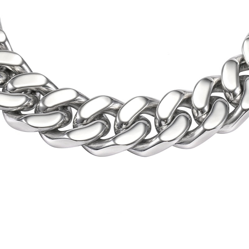 Chunky Cuban Chain Chain | Silver & Gold