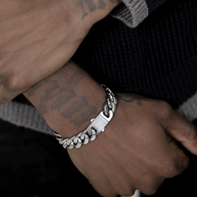 Chunky Cuban Chain Chain | Silver & Gold