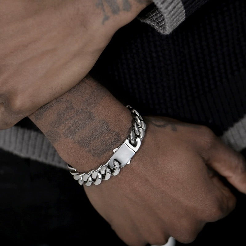 Chunky Cuban Chain Chain | Silver & Gold