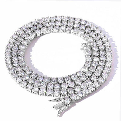 Micro Tennis Chain | Multiple Lengths | Gold & Silver