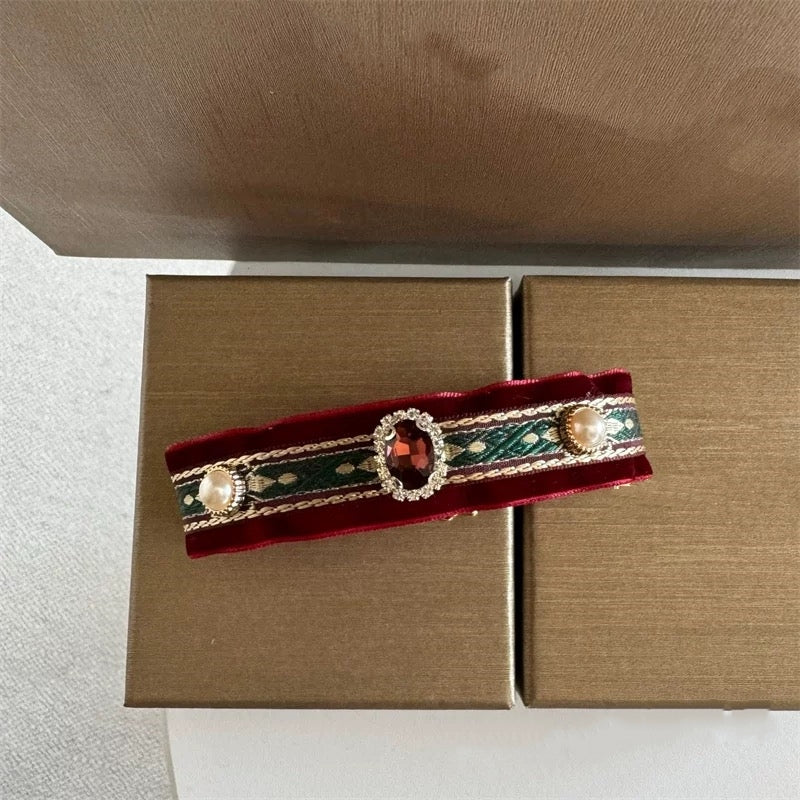 Elegant Velvet Pet Collar