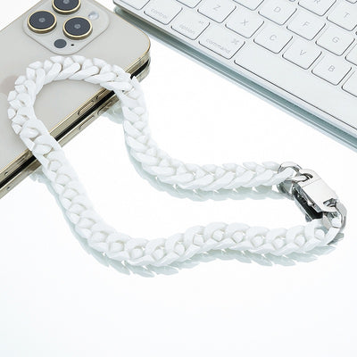 Chunky Ceramic Cuban  Necklace