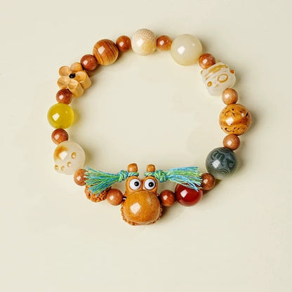 White Jade Cat Paw Bodhi Bracelet