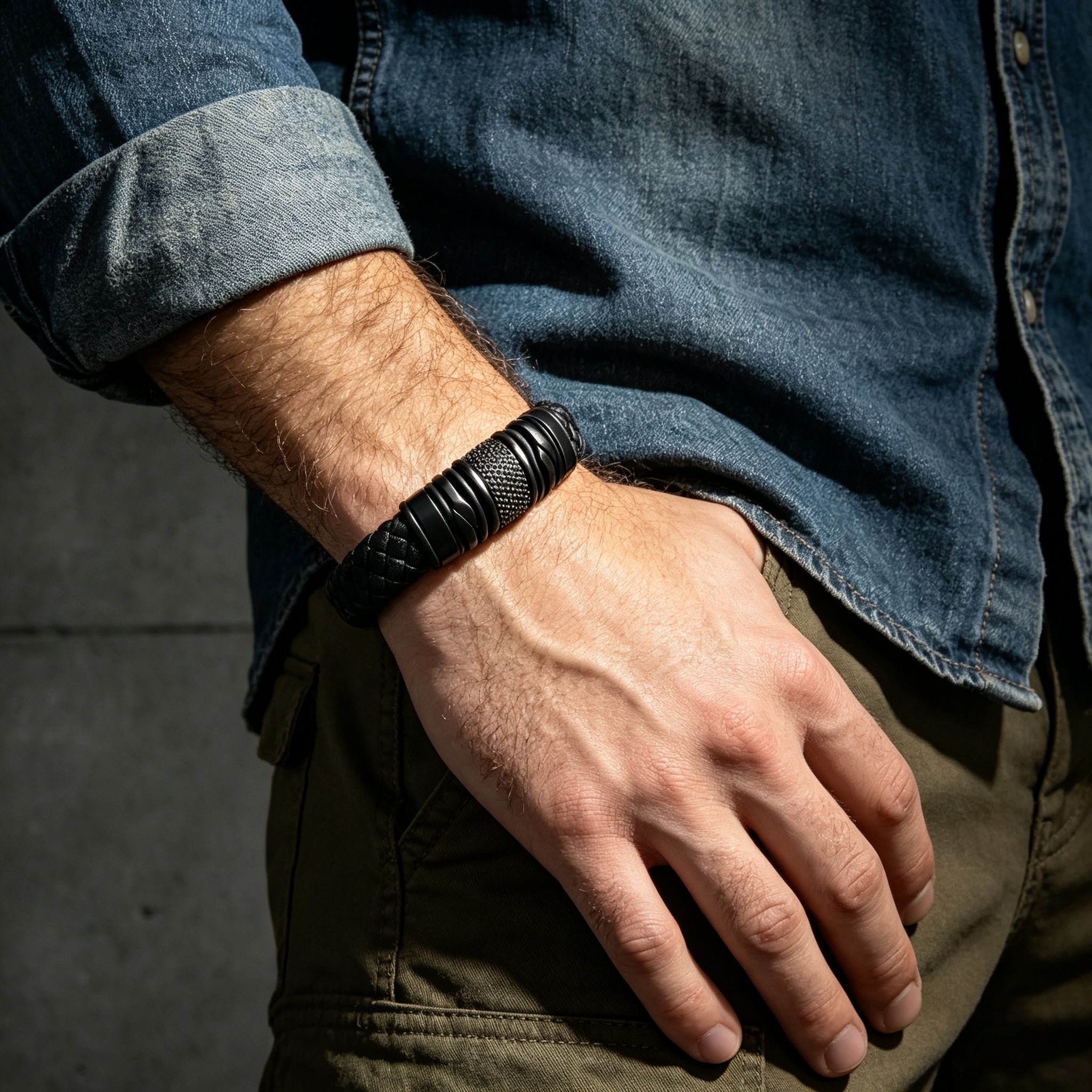 Premium Leather Bracelet For Men