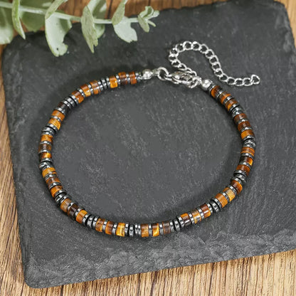 Natural Tiger's Eye Stone Bracelet