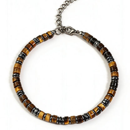 Natural Tiger's Eye Stone Bracelet