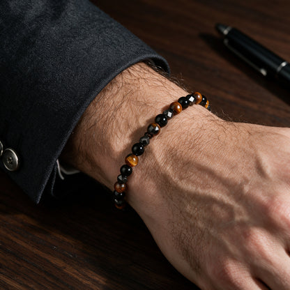 Natural Tiger's Eye Stone Bracelet