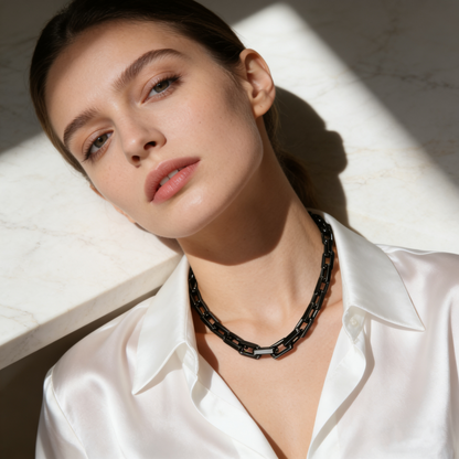 Square Ceramic Bracelet / Necklace