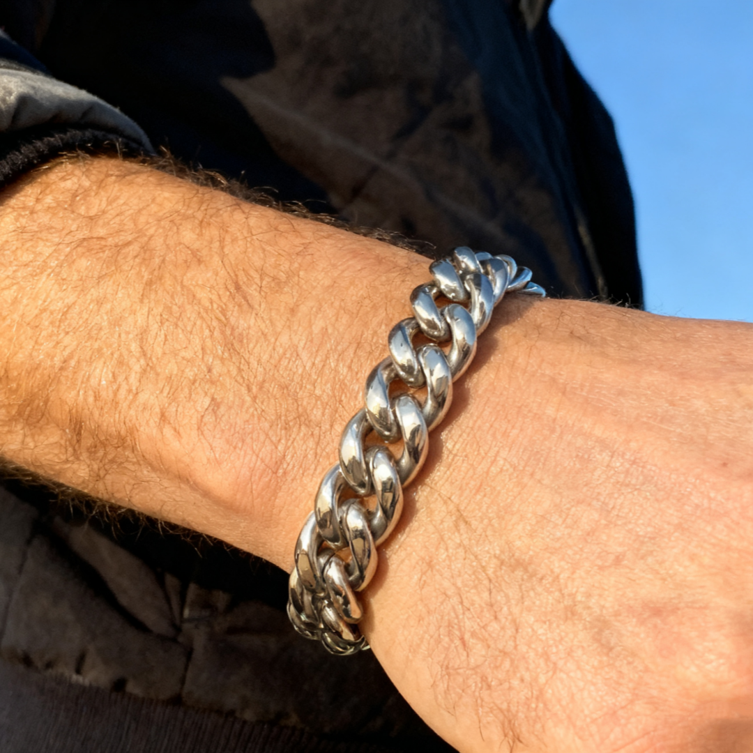 Chunky Cuban Chain Chain | Silver & Gold